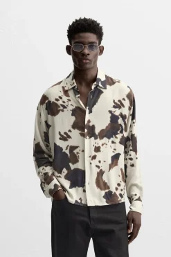 Online CAMISA ESTAMPADO ANIMAL Hombre Camisas