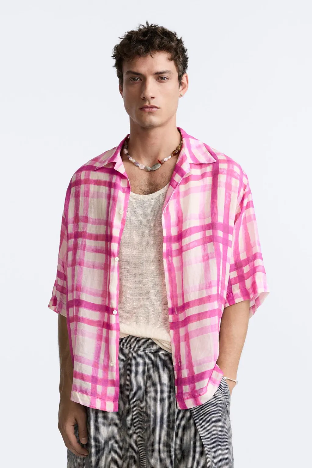 Online CAMISA ESTAMPADO CUADROS LIMITED EDITION Hombre Camisas