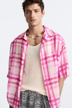 Online CAMISA ESTAMPADO CUADROS LIMITED EDITION Hombre Camisas