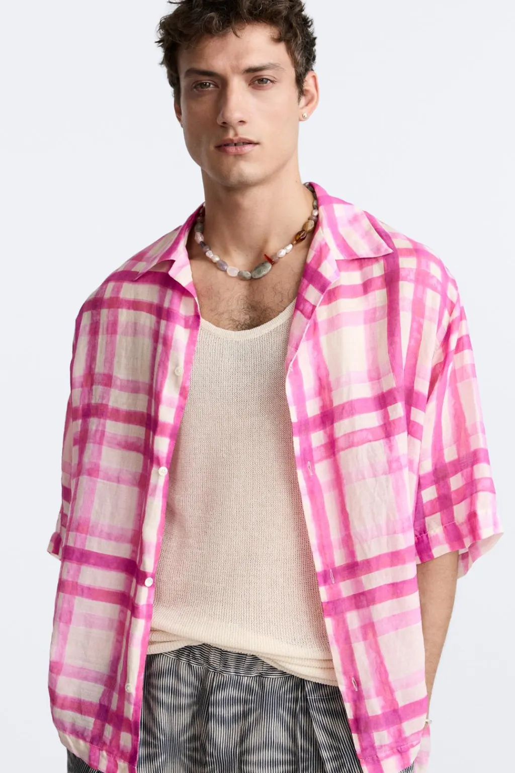 Online CAMISA ESTAMPADO CUADROS LIMITED EDITION Hombre Camisas