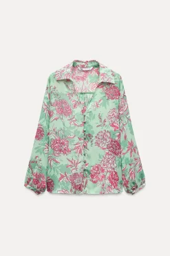 Outlet CAMISA ESTAMPADO FLORAL Mujer Camisas / Blusas