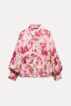 Discount CAMISA ESTAMPADO FLORAL Mujer Camisas / Blusas