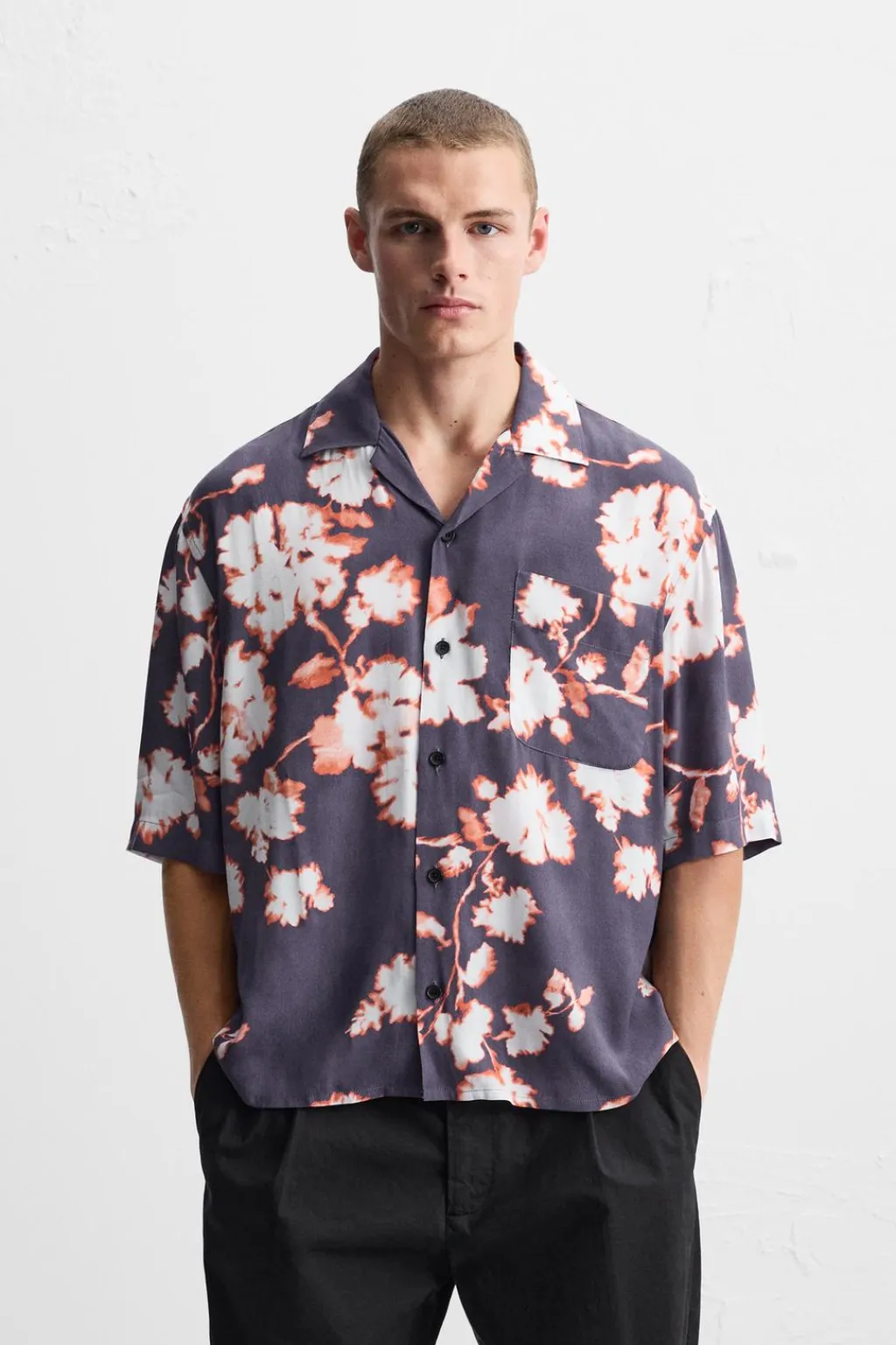 Outlet CAMISA ESTAMPADO FLORAL Hombre Camisas