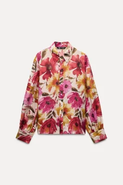Clearance CAMISA ESTAMPADO FLORAL Mujer Camisas / Blusas