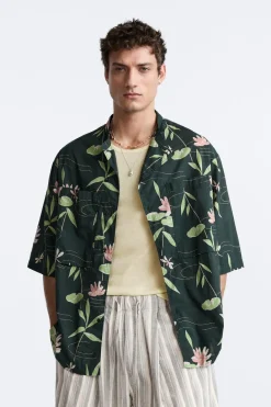 Online CAMISA ESTAMPADO FLORAL LIMITED EDITION Hombre Camisas