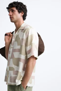 Best CAMISA ESTAMPADO GEOMETRICO Hombre Camisas