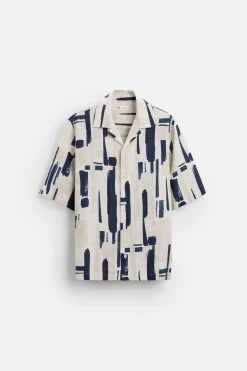 Outlet CAMISA ESTAMPADO GEOMETRICO Hombre Camisas