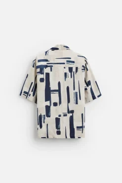 Outlet CAMISA ESTAMPADO GEOMETRICO Hombre Camisas