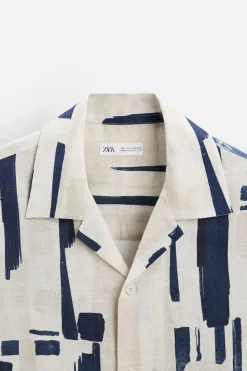 Outlet CAMISA ESTAMPADO GEOMETRICO Hombre Camisas