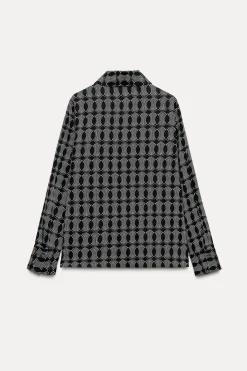 Fashion CAMISA ESTAMPADO GEOMÉTRICO Mujer Camisas / Blusas