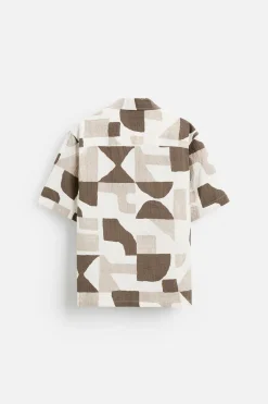 Online CAMISA ESTAMPADO GEOMÉTRICO Hombre Camisas