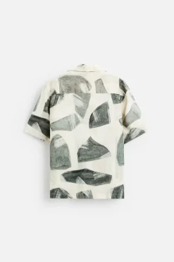 Clearance CAMISA ESTAMPADO GEOMÉTRICO Hombre Camisas