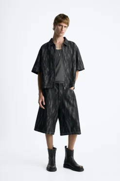 Online CAMISA ESTAMPADO LÁSER Hombre Camisas