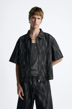 Online CAMISA ESTAMPADO LÁSER Hombre Camisas