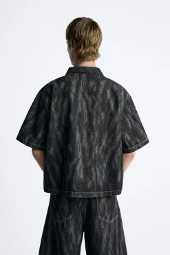 Online CAMISA ESTAMPADO LÁSER Hombre Camisas