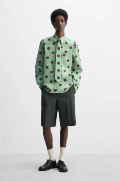 Sale CAMISA ESTAMPADO LUNARES X HARRY LAMBERT Hombre Camisas