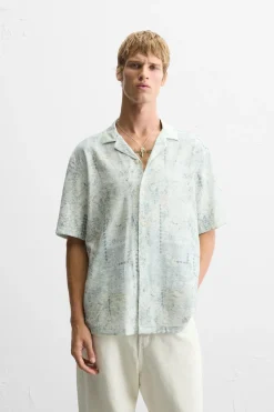 Online CAMISA ESTAMPADO MOSAICO Hombre Camisas