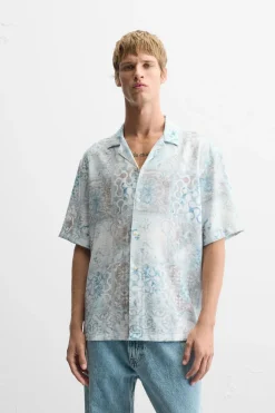 Online CAMISA ESTAMPADO MOSAICO Hombre Camisas