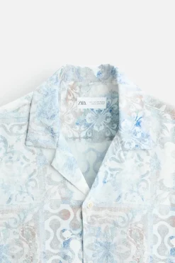 Online CAMISA ESTAMPADO MOSAICO Hombre Camisas