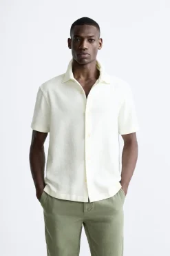 Hot CAMISA ESTRUCTURA Hombre Camisas