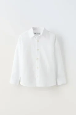 Niños ZARA 6 - 14 Años·Camisas / Sobrecamisas<CAMISA ESTRUCTURA