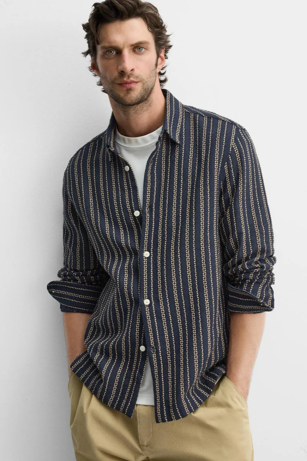 New CAMISA ESTRUCTURA Hombre Camisas