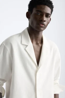 Discount CAMISA ESTRUCTURA ALGODÓN Hombre Camisas