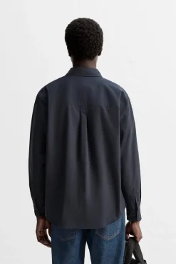 Hot CAMISA ESTRUCTURA ALGODÓN Hombre Camisas