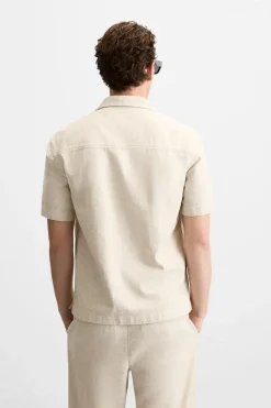 Discount CAMISA ESTRUCTURA ALGODÓN Hombre Camisas