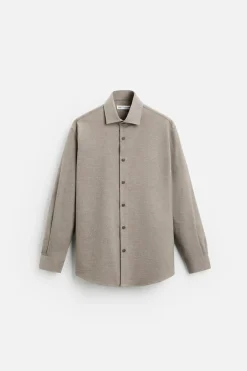 Hot CAMISA ESTRUCTURA ALGODÓN Hombre Camisas