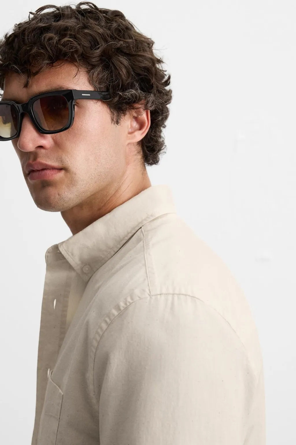 Online CAMISA ESTRUCTURA CHAMBRAY Hombre Camisas