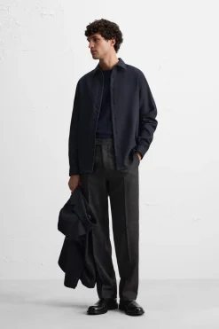 Fashion CAMISA ESTRUCTURA CON LANA Hombre Camisas