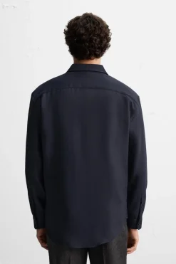 Fashion CAMISA ESTRUCTURA CON LANA Hombre Camisas