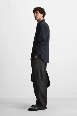 Fashion CAMISA ESTRUCTURA CON LANA Hombre Camisas