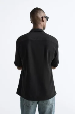 Hot CAMISA ESTRUCTURA CON VISCOSA Hombre Camisas