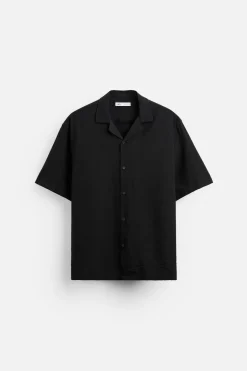 Hot CAMISA ESTRUCTURA CON VISCOSA Hombre Camisas