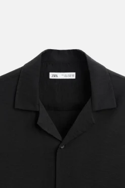 Hot CAMISA ESTRUCTURA CON VISCOSA Hombre Camisas