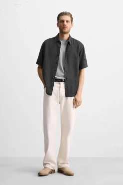 Discount CAMISA ESTRUCTURA CON VISCOSA Hombre Camisas