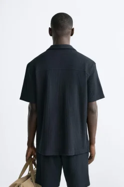 Fashion CAMISA ESTRUCTURA CUADRILLÉ Hombre Camisas