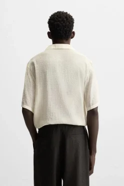 Hot CAMISA ESTRUCTURA CUADRILLÉ Hombre Camisas