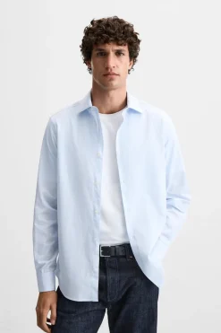 Outlet CAMISA ESTRUCTURA CUADROS Hombre Camisas