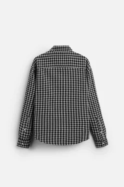 New CAMISA ESTRUCTURA CUADROS Hombre Camisas