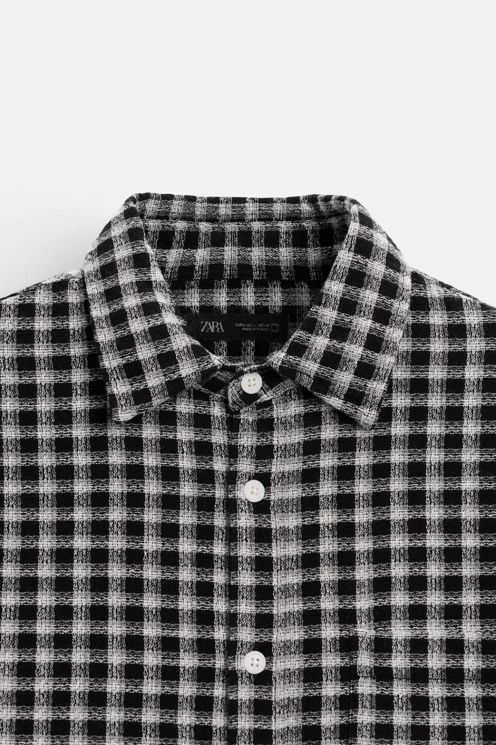 New CAMISA ESTRUCTURA CUADROS Hombre Camisas