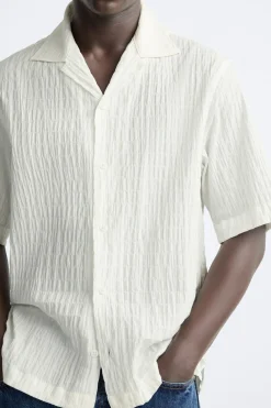 Fashion CAMISA ESTRUCTURA ELÁSTICA Hombre Camisas