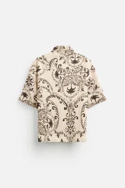 Clearance CAMISA ESTRUCTURA ESTAMPADA Hombre Camisas