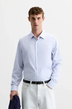 Online CAMISA ESTRUCTURA RAYAS Hombre Camisas