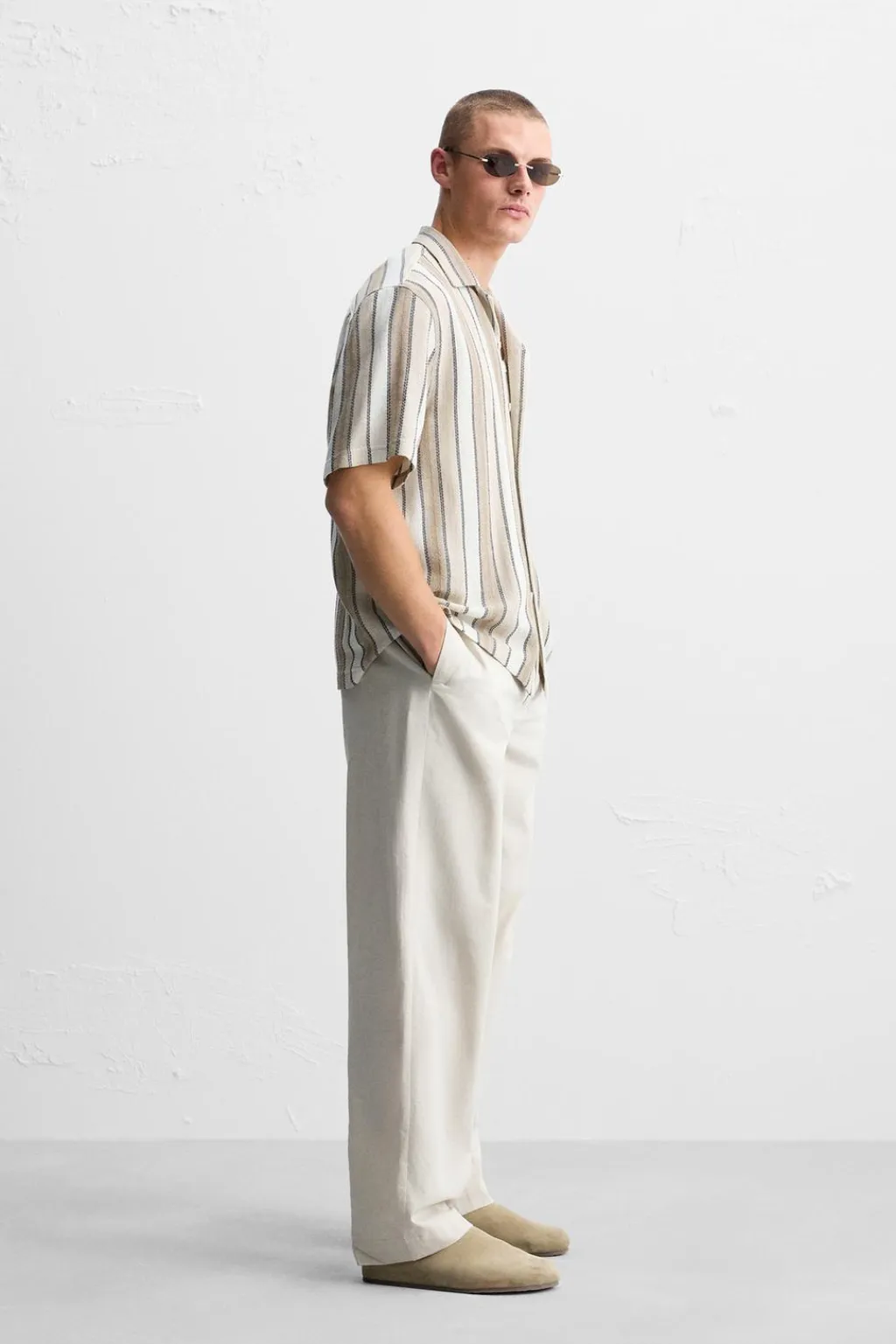 Online CAMISA ESTRUCTURA RAYAS Hombre Camisas