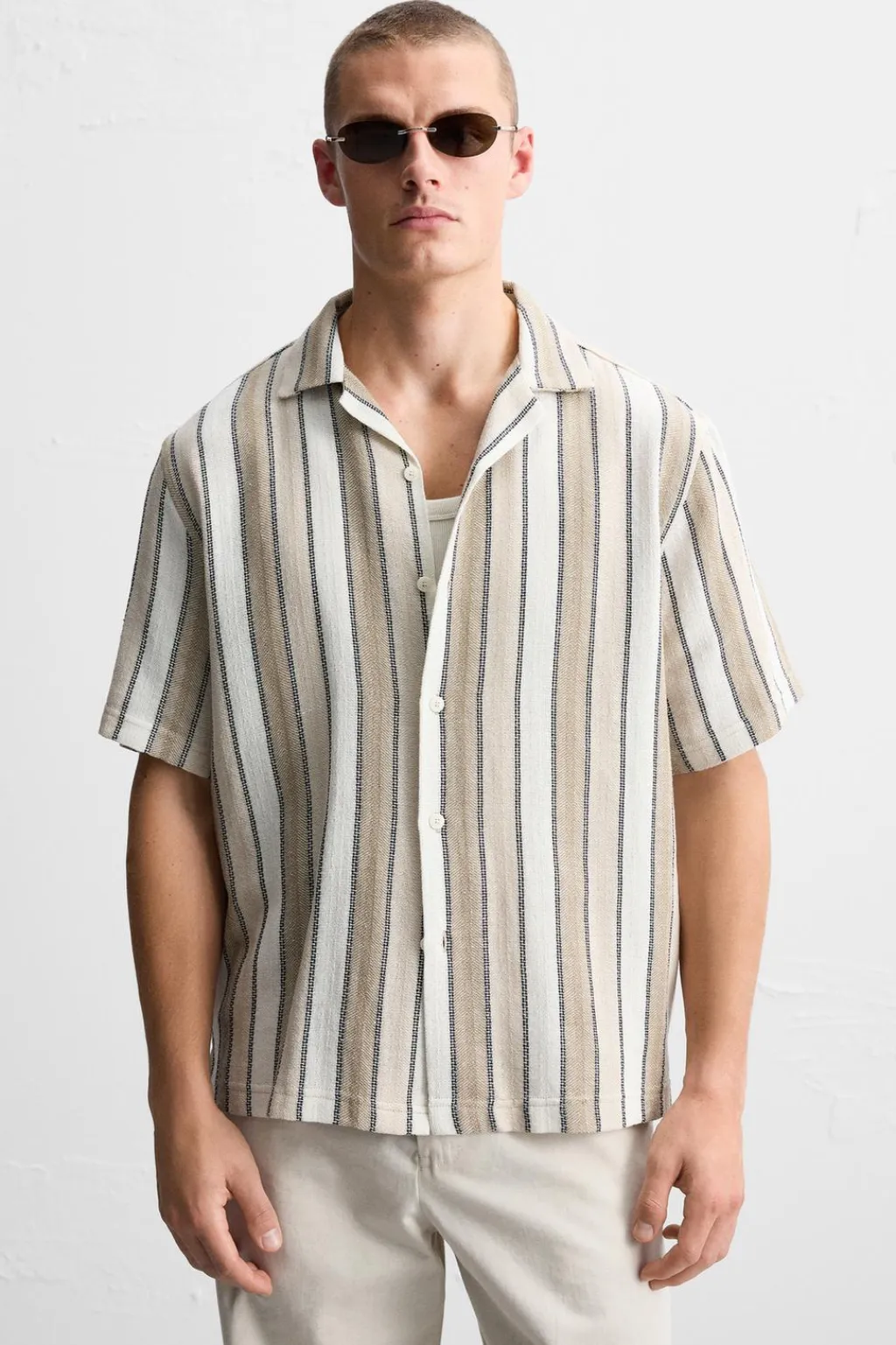 Online CAMISA ESTRUCTURA RAYAS Hombre Camisas