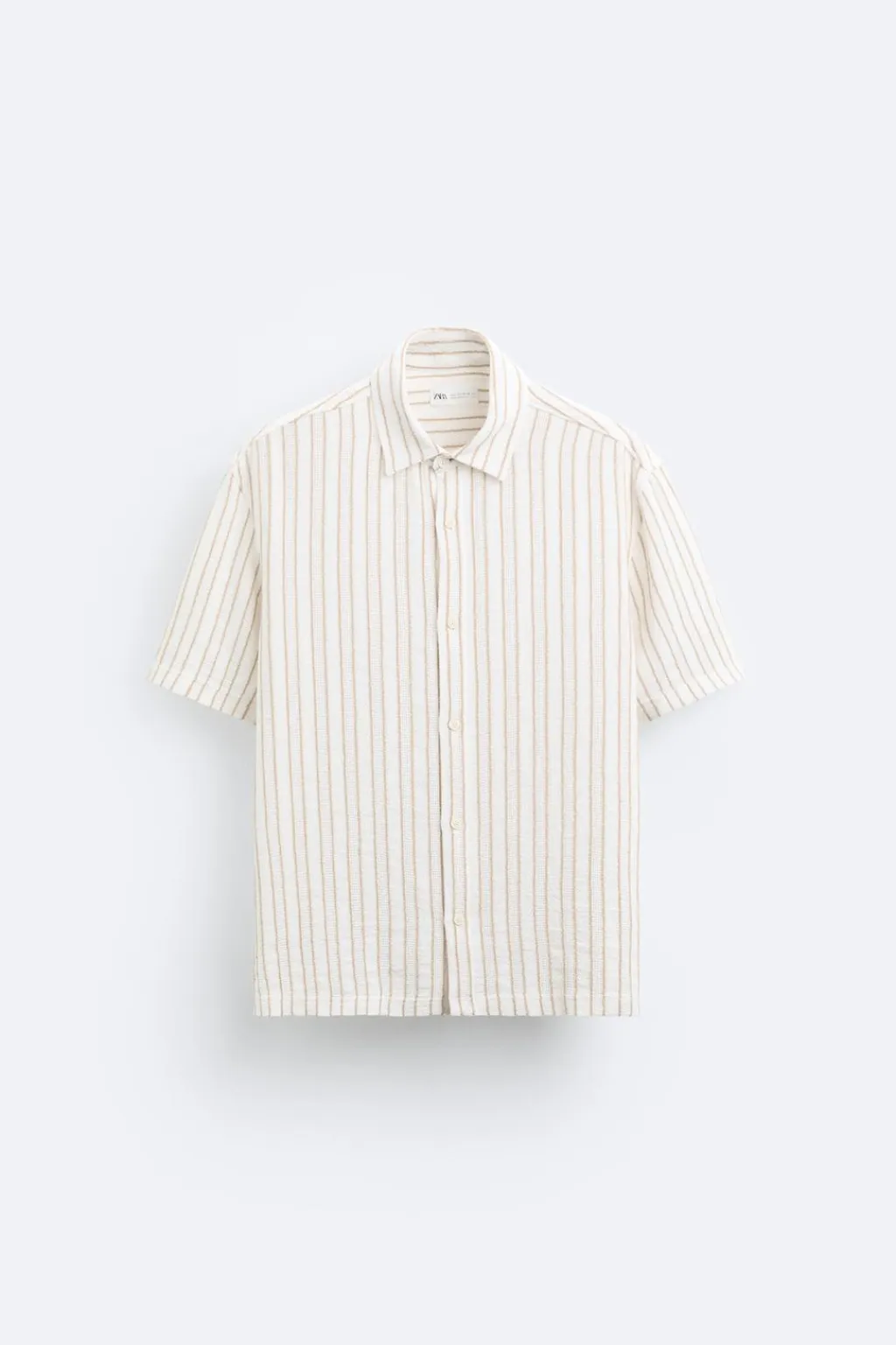 New CAMISA ESTRUCTURA RAYAS Hombre Camisas