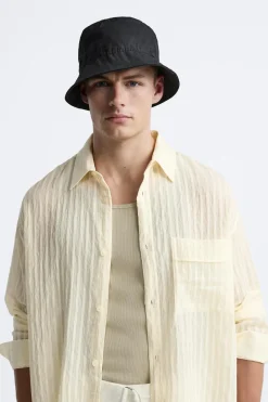 Fashion CAMISA ESTRUCTURA RAYAS Hombre Camisas